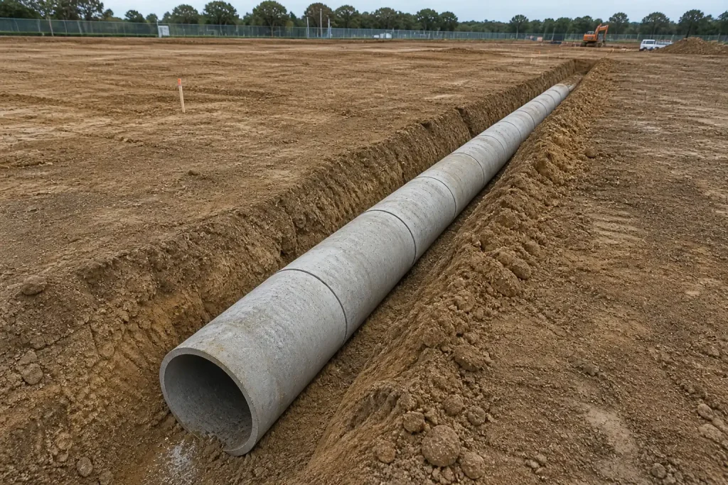 drainage and sewer excavation